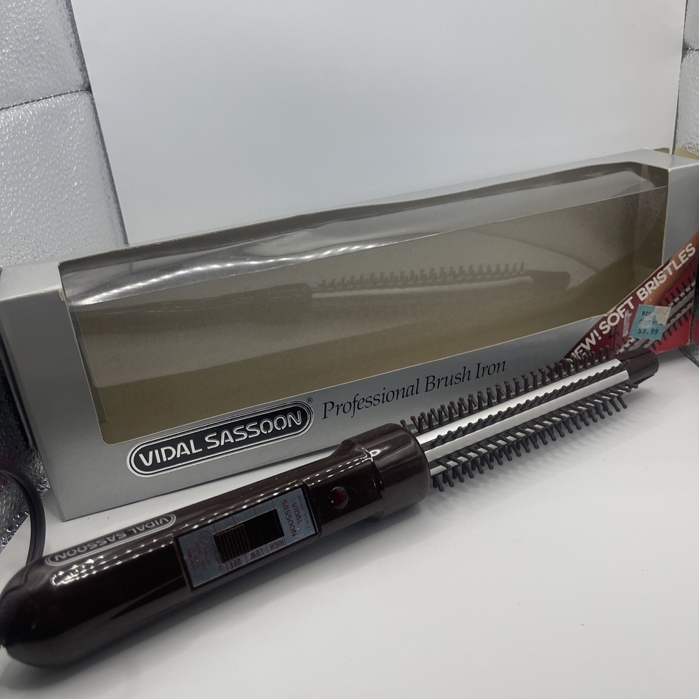 VINTAGE VIDAL SASSOON PROFESSIONAL‎ 3/4" CURLING BRUSH IRON VS-113